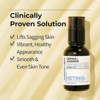 CNP Retinol PCL Eye Treatment Serum (1.01 fl.oz/ 30ml) - DermaAnswer Tension Angle-Fit Ampule, Under Eye Tightening, Firming, Korean Night Skincare, Fine Lines and Dark Circles