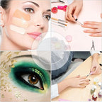 yueton 2PCS Acrylic Makeup Mixing Tray Makeup Palette