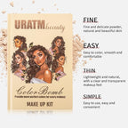 4-Layer Book-Style Foldable Makeup Palette Set | Portable & Long-Lasting | Contour Blush Highlight Eyeshadow, Professional 43 Shades, Suitable for Multiple Skin Tones & Makeup Looks, Gift Idea