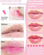 Hydrating Plumping Lip Glow Oil,Shine Tinted Gift