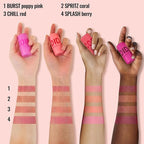 Erinde 4 Colors Cooling Water Jelly Tint, Jelly Stick,