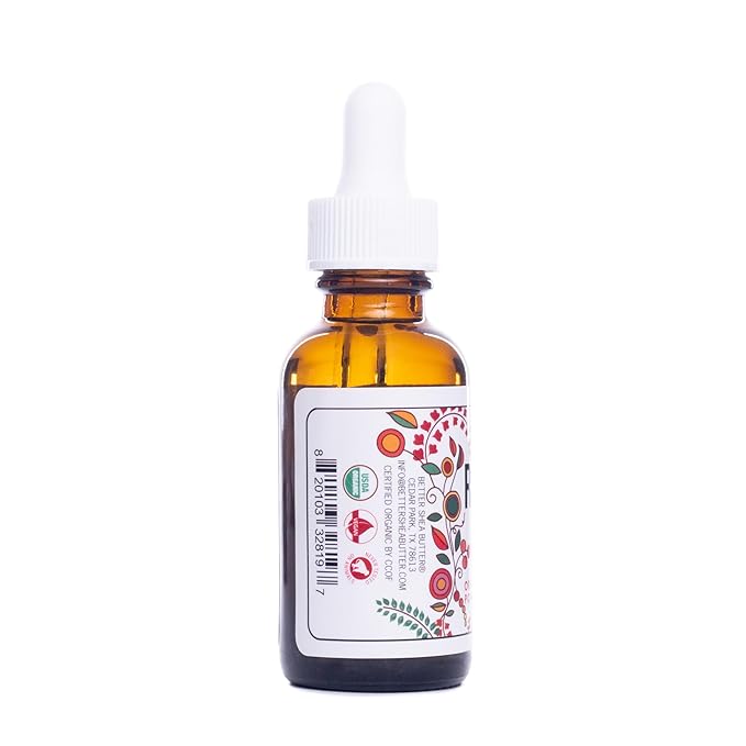Better Shea Butter Organic Rosehip Oil | Rose hip oil for Face | Face Oil for Gua Sha Massage | Cold Pressed, 100% Pure | 1 oz
