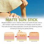 Sun Stick, Matte Sunscreen Stick, Face Sunscreen SPF 50, Body Sunscreen Stick, Travel Size Sunscreen For Women - 0.63 oz