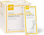 Medline lemon glycerin swabsticks, swabs