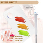 Makeup Spatula and Makeup Palette, Stainless Steel Foundation