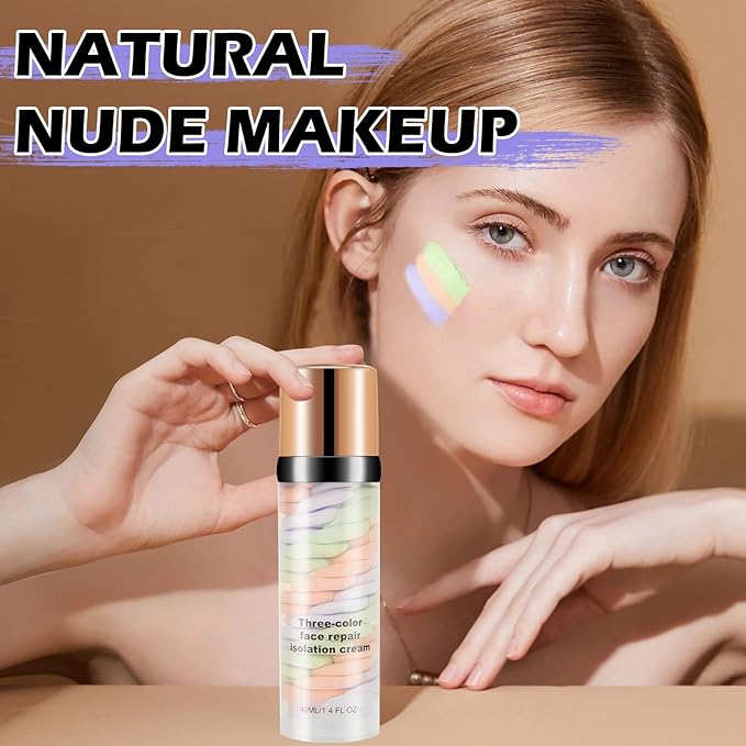 3 In 1 Color Corrector Makeup Primer Color Face