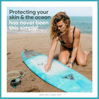 Reef Safe Sunscreen SPF 50 Mineral Face Balm, Hawaii & Mexico Approved, Biodegradable, Zinc, Allantoin, Oxybenzone & Octinoxate Free, Water Resistant, Biodegradable, Natural Ingredients by Coral Safe
