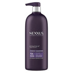 Nexxus Keraphix Shampoo With ProteinFusion for Damaged Hair Keratin Protein, Black Rice, Silicone-Free 33.8 oz