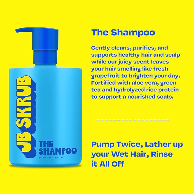 The Shampoo for Kids, Tweens & Teens – Aloe Vera & Green Tea Infused for Healthy Hair & Scalp – Sulfate-Free, Paraben-Free, Citrus, 14 Ounces