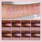 8PCS Tinted Lip Balm with Vaseline, 8 Colored Lip Balm Set, Natural Plumping Lip Balm Pack, Girls’ PH Lip Balm Bulk, Small Gifts Lipstick Sets For Women, Hydrating Lip Tint Balm, Soft Chap Sticks Pack