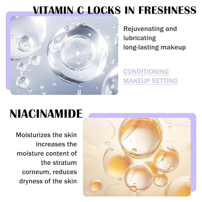 2PCS Makeup Setting Spray for Face,Waterproof Setting Spray for Makeup,Long Lasting Oil Control Finishing Holding Face Mist,Refreshing Hydrating Glossy and Matte Fixing Facial Mist Make Up Set A1