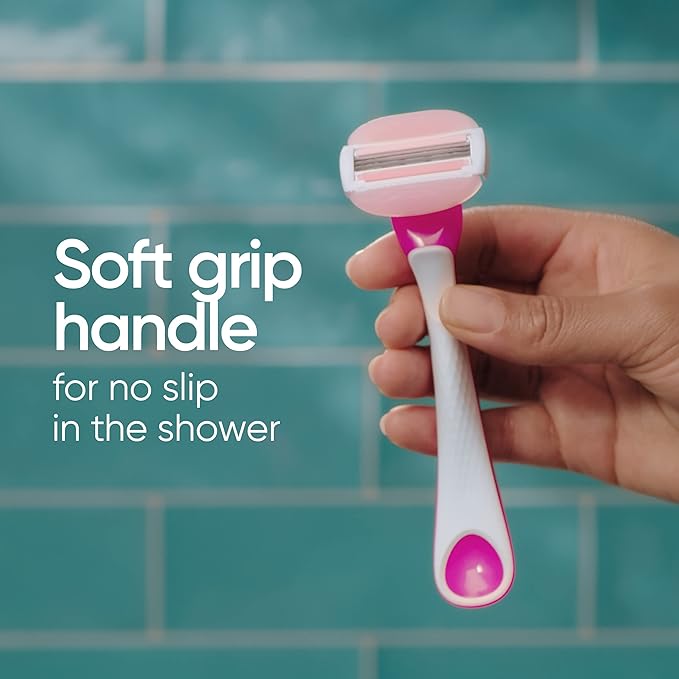 Gillette Venus ComfortGlide Disposable Razors for Women, 2 Count, White Tea Scented Moisture Bars for a Smooth Shave (Pack of 2)