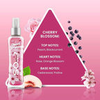 So…? Body Mist Set - Perfumes for Women - Vanilla Perfume, Red Velvet, Cherry Blossom - Scents Lasting 6 Hours - Fragrance Gifts for Women - 3 pcs