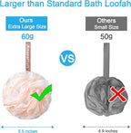 Amazerbath loofah sponge 60g/piece, exfoliating