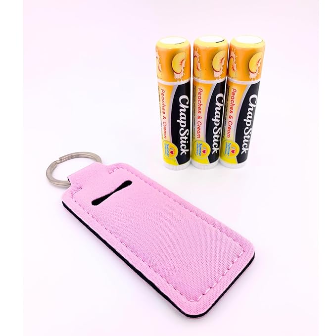 Peaches and Cream Chapstick 3-Pack. Includes Bundle