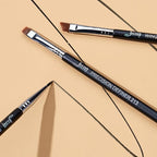 Jessup Eyeliner Brush Set, 3pcs Pro Precision Eyeliner Brushes Fine Point Angled Thin Gel Liquid Flat Winged Eye Liner Brush, Black T346