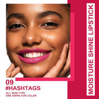 Oulac Moisturizing Shine Rose Pink Lipstick for Women, 2 in 1 Tinted Lip Balm for Winter, Hydrated Juicy and Glossy Lip Color for Dry, Cracked and Chapped Lips, Vegan 2.2g/0.07oz (09)