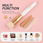 DUcare Flat Top Foundation Brush, Premium Contour Kabuki Brush, Professional Makeup Brush, Densely Packed Bristles, Multi-Purpose Face Buffing Blending Makeup Brushes for Liquid/Cream/Powder