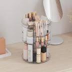 360 rotating makeup organizer with