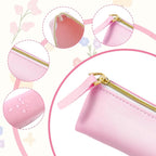 2pcs small leather pouch mini