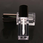 COSIDEA 20pcs 5ml Square empty lip gloss tubes bulk with wand unique rectangular lipgloss tube with round cap