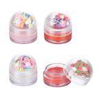 EXPRESSIONS 4pc Lip Gloss with Confetti Top – Berry Sweet Fruity Flavored Lip Gloss For Girls, Safe and Non-Toxic Confetti Lip Gloss Gift Set For Girls