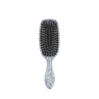 Wet Brush Shine Enhancer Paddle Brush, Marble Silver - Detangler Brush with Ultra Soft Bristles, Infused With Natural Argan Oil, Shiny & Smooth Hair, Wet or Dry, All Hair Types