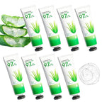 8PCS Aloe Vera Gel for Face & Skin,Organic Aloe Vera Gel,Hydrating After Sun Cream for Travel Size,Moisturizing Lotion for Skincare,After Sun Lotion for All Skin Type(G)
