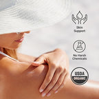 Dr. Mercola Ola Botanicals Aloe Vera Gel (8.75 Fl. Oz.), Made with Honeysuckle Flower Extract, Soothe & Moisturize Skin, Leaping Bunny Certified