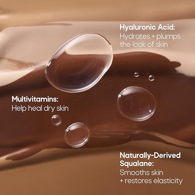Almay Hydrating Liquid Foundation Tint, Lightweight with Light Coverage, Naturally Dewy Finish, Hypoallergenic, Dermatologist TestedFragrance Free, 170 Mocha, 0.94 fl oz.