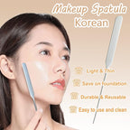 Korean Makeup Spatula, Picasso Makeup Spatula Korean, Foundation Spatula Korean, Professional Korean Spatula and Makeup Mixing Palette (Rectangle)