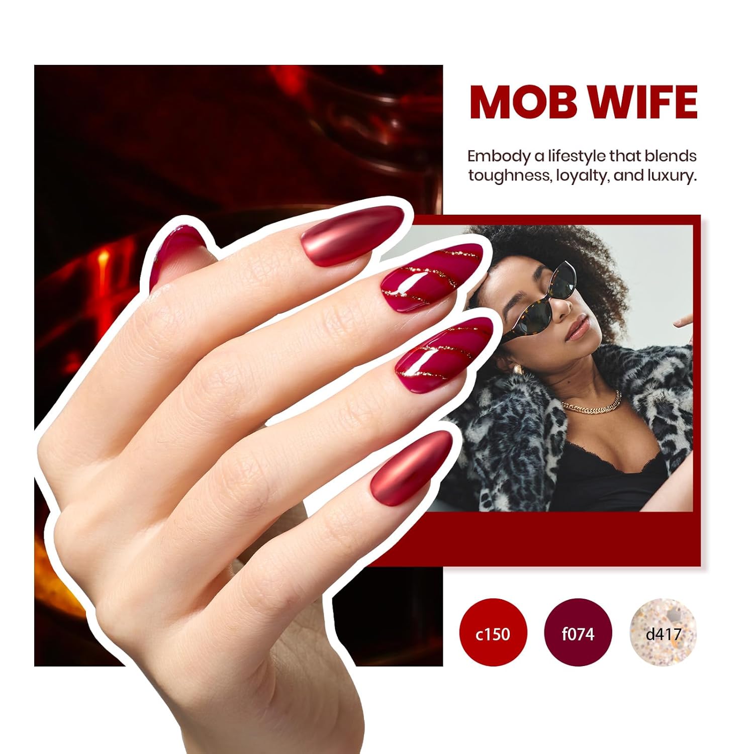 Beetles Gel Nail Polish Kit with Uv Light, 75PCS Gel Polish Starter Kit with Base Top Coat Exquisite 45 Colors Femininity Burgundy Red Green Nude Polish Nail Art Gift for Women