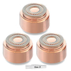Generation 3 Replacement Heads for Flawless Finishing Touch, Double Halo Replacement Blades for Women 3 pack
