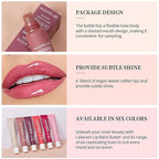 4 Color Glossy Lip Butter Balm,