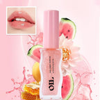 Lip Oil, Moisturizing Lip Glow Oil, Transparent Tinted Moisturizing