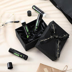 4 Pcs Lip Balm with Gift Box for Men Raffia Grass Organic Natural Beeswax Lip Balm for Father's Day Gifts Women Adults Teens Dry Chapped Lips Care Product