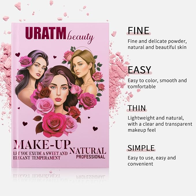 4-Layer Book-Style Foldable Makeup Palette Set | Portable