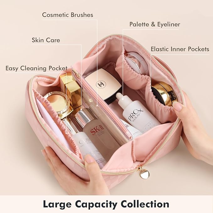 Prite travel cosmetic bag makeup