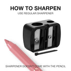 Long-Lasting & Waterproof Lip Liner Pencil – Oral Fixation – Precision Application with Sharpenable Tip (FRENCH KISS)