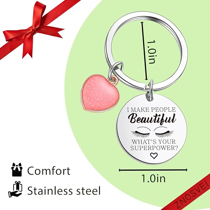 Lashes Keychain Lashes Girl Gift Eyelashes