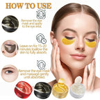 Under Eye Patches-240 Pcs-Four Color Eye Mask For Reduce Dark Circles,Eyes Bags,Puffy,Wrinkles,Gel Eye Mask Skincare