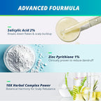 TAGRID Anti-Fungal Shampoo 300mL – Scalp Treatment for Psoriasis, Seborrheic Dermatitis, Folliculitis, Dandruff & Itchy Flaky Scalp – Soothing Plant-Based Formula for Men & Women