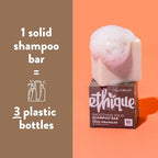 Ethique Frizz Wrangler - Smoothing Solid Shampoo Bar for Dry & Damaged Hair - Vegan, Eco-Friendly, Plastic-Free, Cruelty-Free, 3.88 oz(Pack of 1)
