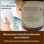 Vintage Tradition Beef Tallow All Purpose Balm - Healing, Hydrating Mild Scent Skin Care Salve Replaces Body Lotion, Hand Cream, More - Essential Oil, Olive Oil, and Grass-Fed Tallow, 2 fl. oz.