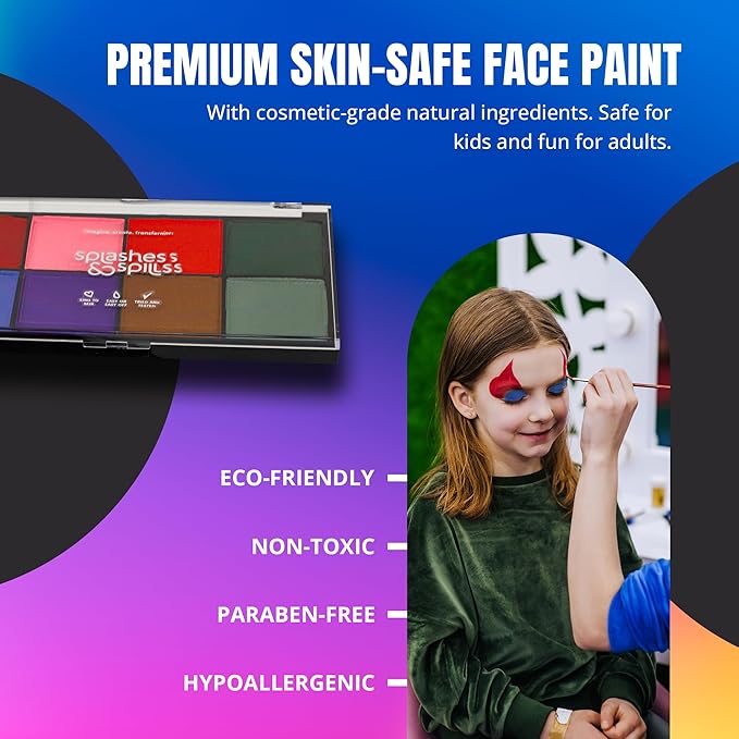 Professional Face Painting Palette - Skin Friendly Face 5g