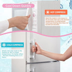 Ice Face Mask Reusable and Cold Gel Eye Mask for Puffiness/Dark Circles/Eye Bags/Dry Eyes/Headaches/Migraines/Stress Relief,Ice Pack for Eyes & Face (Pink)