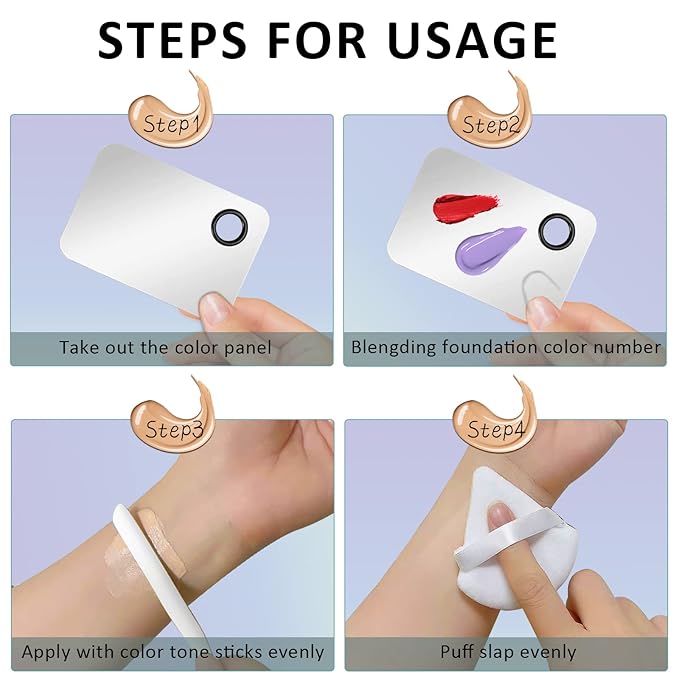 Makeup Spatula,Korean Spatula Makeup Stainless Steel Makeup Spatula