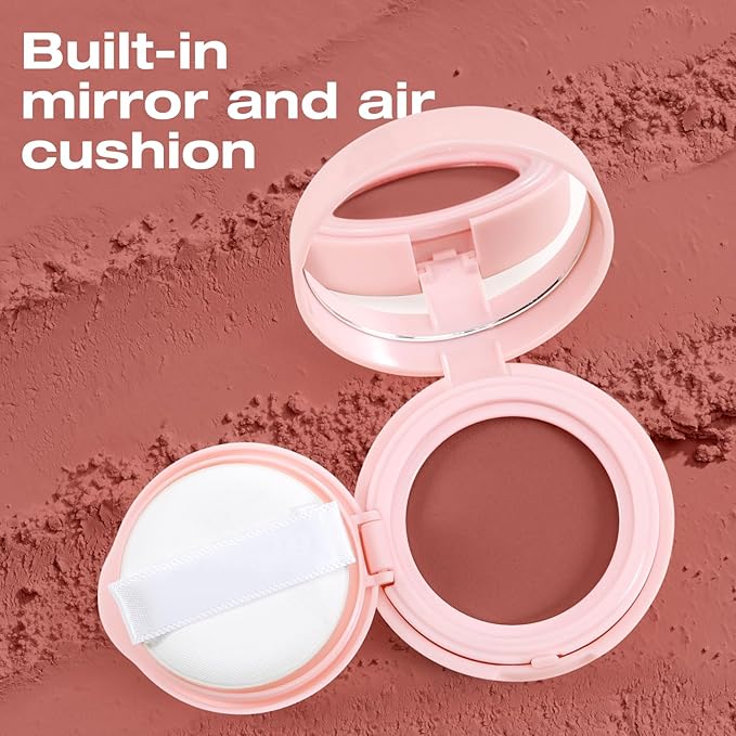 AFGHOZ Pink Cream Blush Powder, Matte Blush Shadow Mature Skin