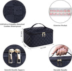 Large travel makeup bag makeup