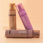 MineTan Double Dark Self Tanner Mousse - Clean Sunless Tanner For An Iconic Beach Bronze & Glowing Skin Finish, Body and Face Tanner, No Fake Tan Smell, Coconut Scented Self Tan, 200ml